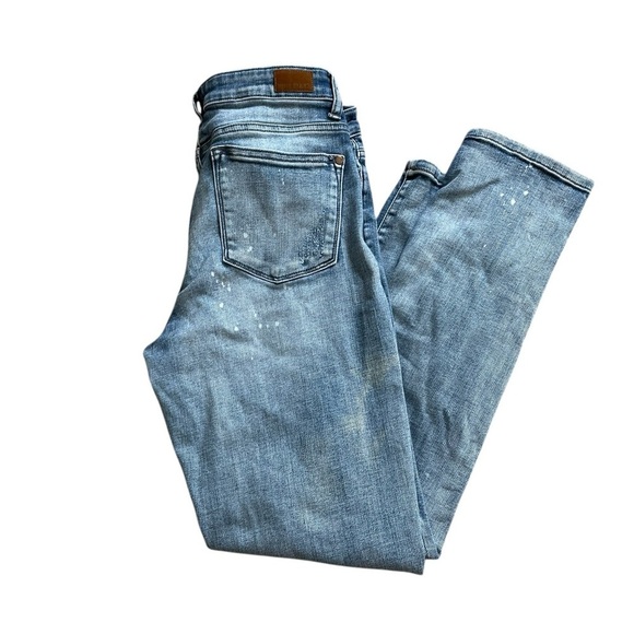 Judy Blue Destroyed Bleach Splatter Boyfriend (82169) Size 11/30 - Picture 12 of 16